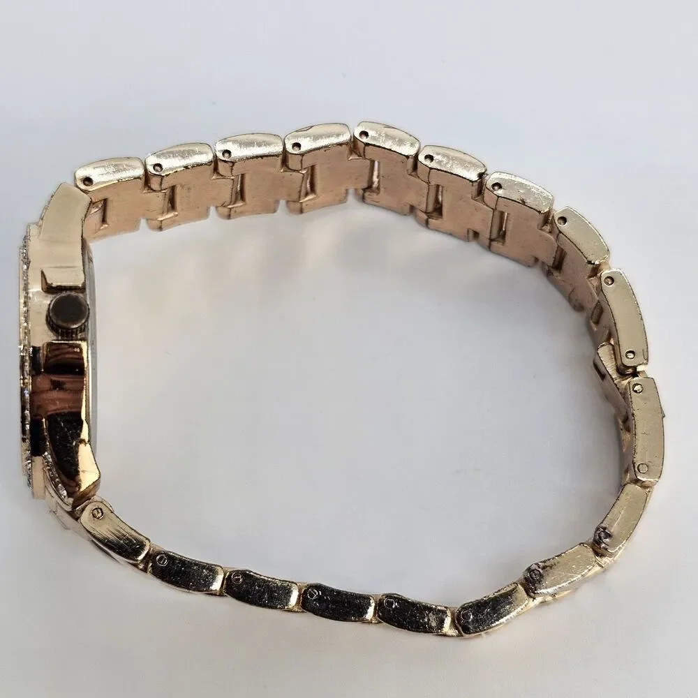 Bell Rose‎ Women's Watch 30MM Gold Dial Gold Bracelet Band 7
